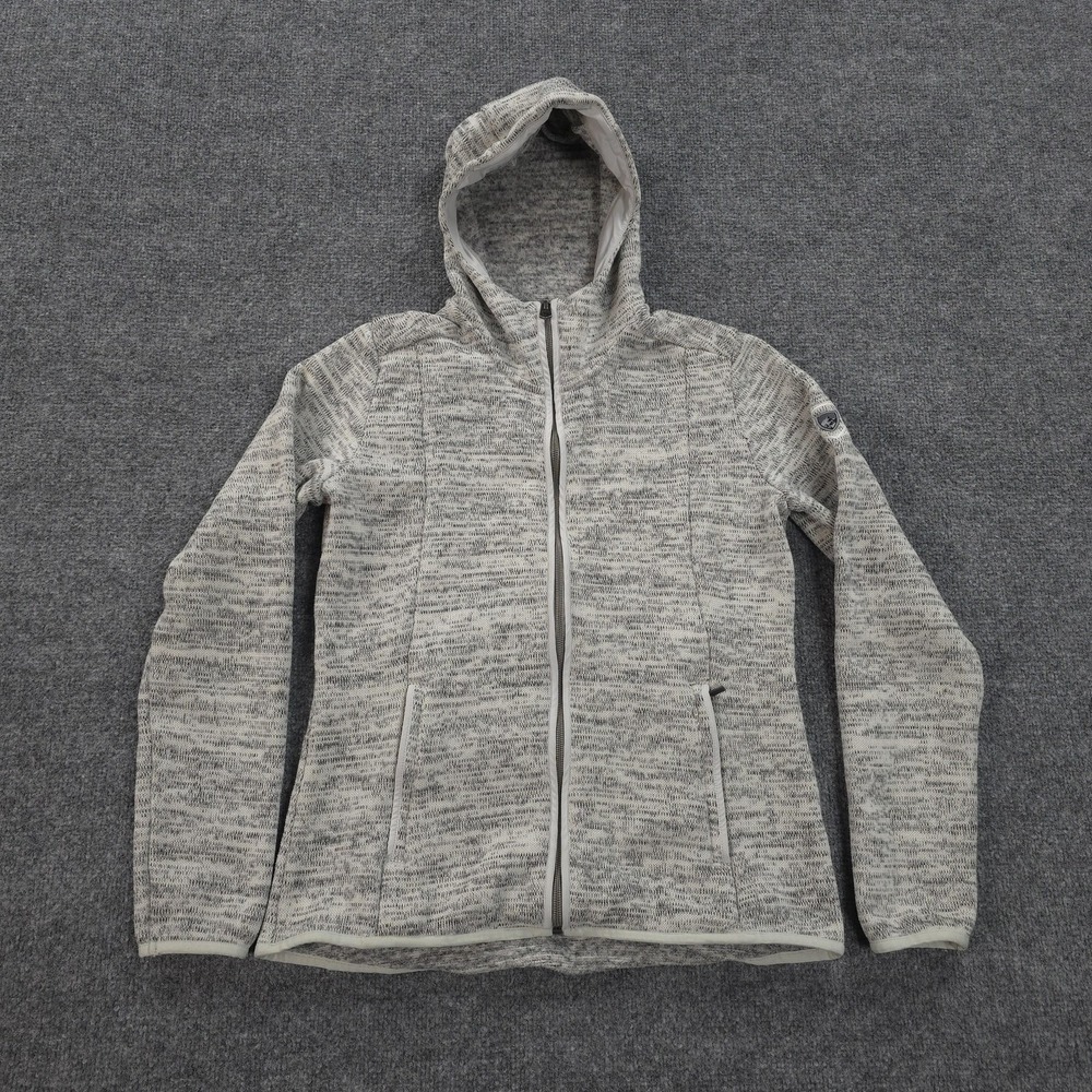 Kuhl Hoodie Womens Extra Small Gray Ascendyr Hoody Fleece Hiking Outdoors 4376